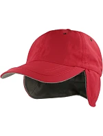 Atlantis Headwear Techno Flap-S 6 panelová kšiltovka s ochranou uší 33.0225 red Atlantis Headwear Techno Flap-S 6 panelová kšiltovka s ochranou uší 33.0225 red
