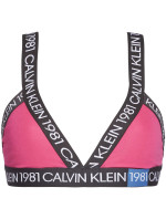 Podprsenka bez kostice QF5447E-8ZK růžovočerná Calvin Klein