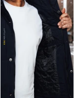 Pánská přechodná bunda s kapucí FashionStreet tmavě modrá TX4996