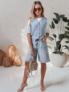 Dámské džínové šortky JEANZDAY blue FashionStreet SY0480