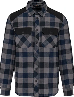 WK WK 520 Pracovní kostkovaná košile 20.W520 storm grey/navy/black