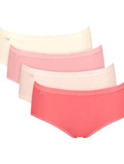 Dámské kalhotky Basic+ Midi C4P - RED - kombinace červené M006 - SLOGGI