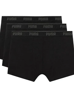 Pánské boxerky Puma, balení po 3 kusech, černé, 947130 03