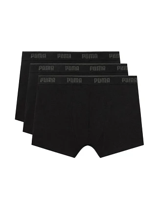 Pánské boxerky Puma, balení po 3 kusech, černé, 947130 03 Pánské boxerky Puma, balení po 3 kusech, černé, 947130 03