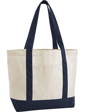 Westford Mill W 804 EarthAware™ taška z bio bavlny 50.0804 natural/french navy Westford Mill W 804 EarthAware™ taška z bio bavlny 50.0804 natural/french navy