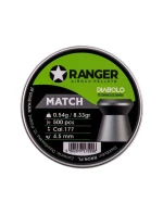 4,5 mm RANGER Diabolo Professional Match flat shot 500 ks 0,54 g