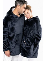 Kariban K 410 Loungewear Sherpafleece mikina s kapucí 20.K410 night navy Kariban K 410 Loungewear Sherpafleece mikina s kapucí 20.K410 night navy