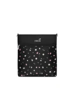 Dámská crossbody kabelka na kočárek Vuch Amma Flowers Black Dámská crossbody kabelka na kočárek Vuch Amma Flowers Black