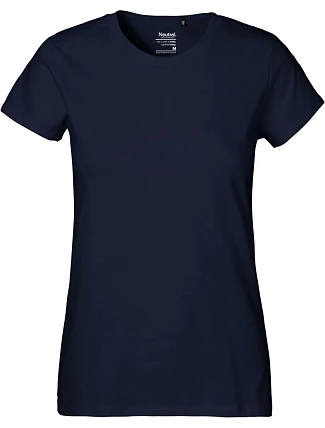 Neutral O 80001 Dámské tričko z těžké bio bavlny 77.8001 navy Neutral O 80001 Dámské tričko z těžké bio bavlny 77.8001 navy