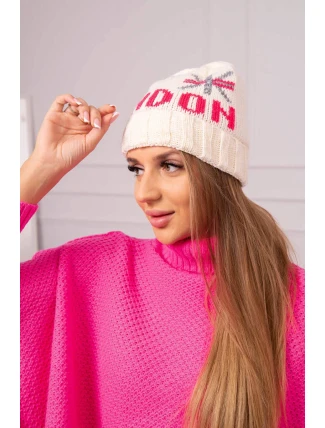 Dámská čepice London K385 ecru Dámská čepice London K385 ecru