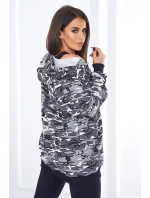 3dílná souprava Vřesoviště halenka, top a legíny šedá + černá 3dílná souprava Vřesoviště halenka, top a legíny šedá + černá