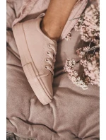 Kožené tenisky Big Star JJ374022 Nude