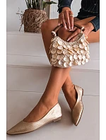 Baleríny z Eko Kůže Zlaté Nelisa Baleríny z Eko Kůže Zlaté Nelisa