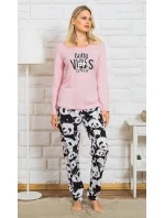 Dámské pyžamo dlouhé Good vibes