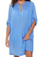 Plážové šaty 7225 blue - LingaDore Plážové šaty 7225 blue - LingaDore