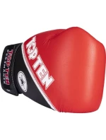 TOP TEN RTT-4Select 10 oz červeno-černé kožené boxerské rukavice