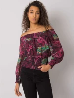 Halenka DHJ BZ 15175 2.10P tmavě fialová