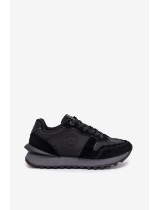 Dámské kožené tenisky Big Star HI-POLY SYSTEM – černé