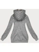 Dámská mikina (2304) šedá s potiskem -Goodlooking