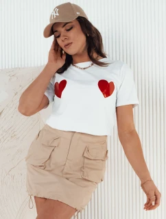 Dámská mini sukně QUILLA béžová FashionStreet CY0439