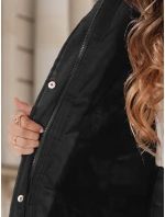 Dámská zimní bunda parka s kožešinou černá FashionStreet TY5110