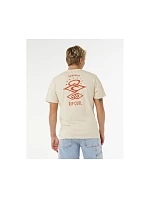Pánské tričko RIP CURL Search Icon Tee, béžové Pánské tričko RIP CURL Search Icon Tee, béžové