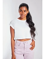 Mantis M 96 Dámský crop top 70.0096 white Mantis M 96 Dámský crop top 70.0096 white