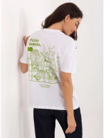 Tričko D12022AH02645V bílé Tričko D12022AH02645V bílé