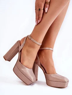 Dámské sandály na podpatku 3557-1 - Bestelle