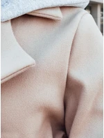 MODVENTURE dámský oversize kabát s kapucí béžový FashionStreet NY0721 MODVENTURE dámský oversize kabát s kapucí béžový FashionStreet NY0721