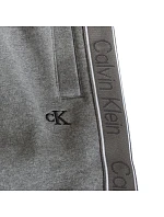 Tepláky Calvin Klein Fleece Logo Tape Jogger Grey Heather - LZ04LE291G-P7E