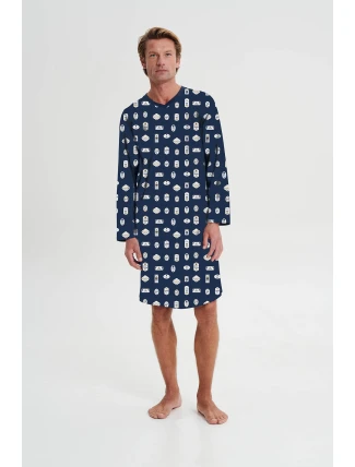 Vamp - Noční košile s dlouhým rukávem 19680 - Vamp Vamp - Noční košile s dlouhým rukávem 19680 - Vamp