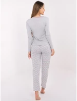 Pyžamo DU PI FP 002.87 šedé Pyžamo DU PI FP 002.87 šedé