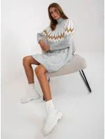 LC SK 0098 šaty.37X šedá LC SK 0098 šaty.37X šedá