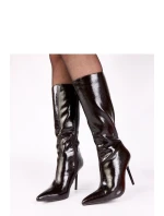 Kozačky na podpatku  model 221673 Solea