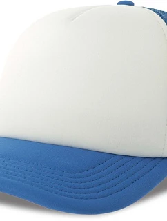 Atlantis Headwear Rapper-S 5 panelová Trucker kšiltovka 33.0262 white/royal