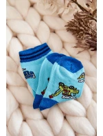 Dětské bavlněné ponožky se vzory 5-balení vícebarevné