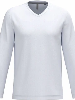 Kariban K 358 Pánské tričko do V s dl. rukávem 20.K358 white