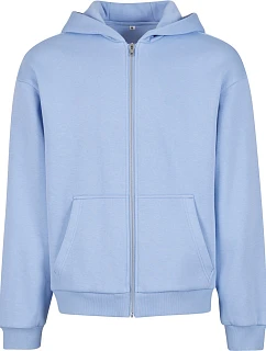 Build your Brand BY 285 Pánská mikina s kapucí z těžké bavlny "Fluffy" 56.0285 powder blue