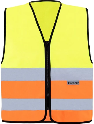 Korntex RX217 – Cologne Bezpečnostní vesta se zipem 76.R217 hi vis yellow/hi vis orange Korntex RX217 – Cologne Bezpečnostní vesta se zipem 76.R217 hi vis yellow/hi vis orange