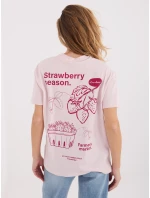 Tričko D12022AH02645V světle růžové Tričko D12022AH02645V světle růžové