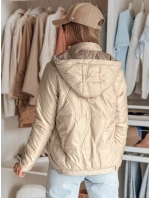 Dámská přechodná prošívaná bunda MARISSIA béžová FashionStreet TY4851