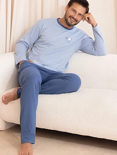 Pyžamo Regina 6009 dlouhé rukávy, velikosti M–3XL, Z26