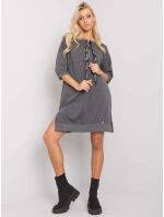 Šaty RV SK 6273.47P tmavě šedá