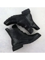 Dámská kotníková zateplená obuv W MR2501-4 JEZ454A Černá - Jezzi