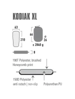 Samonafukovací matrace do auta Kodiak XL 210x63x8 41131 - High Peak Samonafukovací matrace do auta Kodiak XL 210x63x8 41131 - High Peak