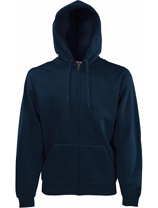 Fruit of the Loom Premium Hooded Sweat Jacket Mikina s kapucí 16.2034 deep navy