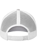 Flexfit 6606/6606T 6 panelová vintage kšiltovka "Trucker" 55.6606 silver/white