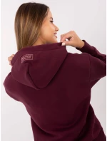 Mikina D10608BC02802A4NO maroon