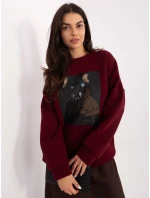 Mikina MI BL 4216 1.82 bordó